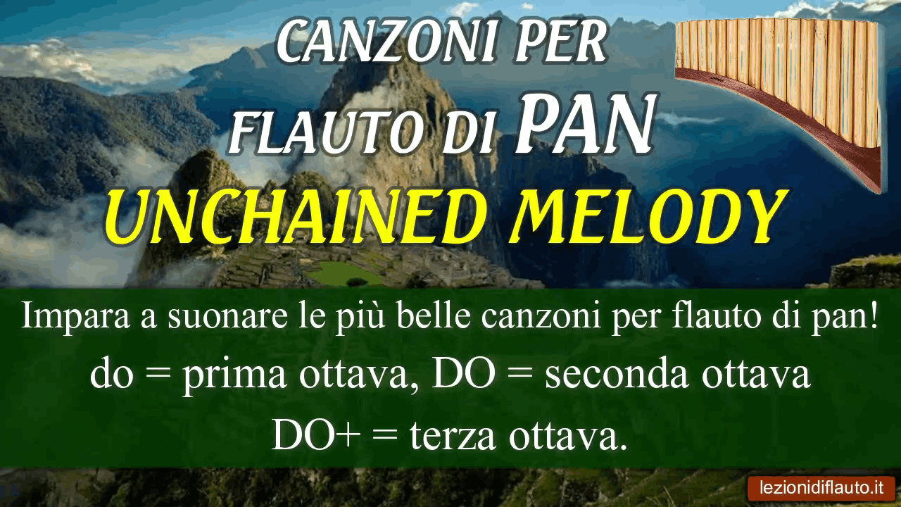 Canzone per flauto di pan: Unchained Melody