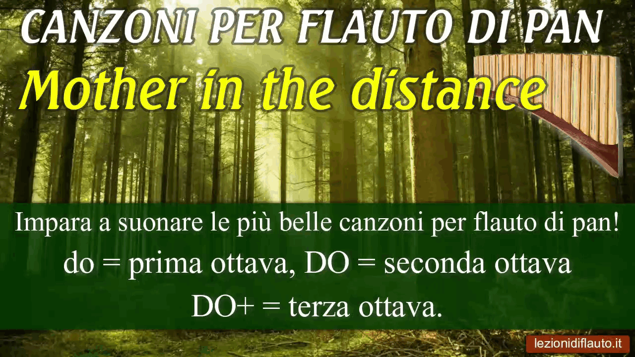 Canzone per flauto di pan: Mother in distance