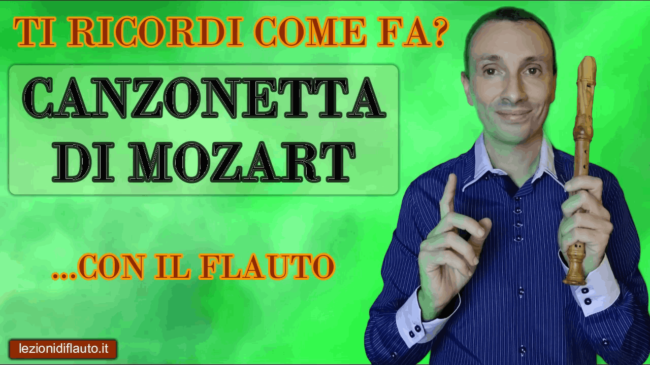 Canzonetta di Mozart - flauto