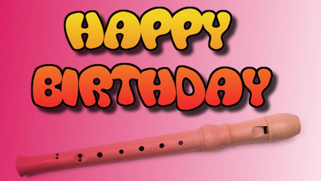 Canzone per flauto: Happy Birthday