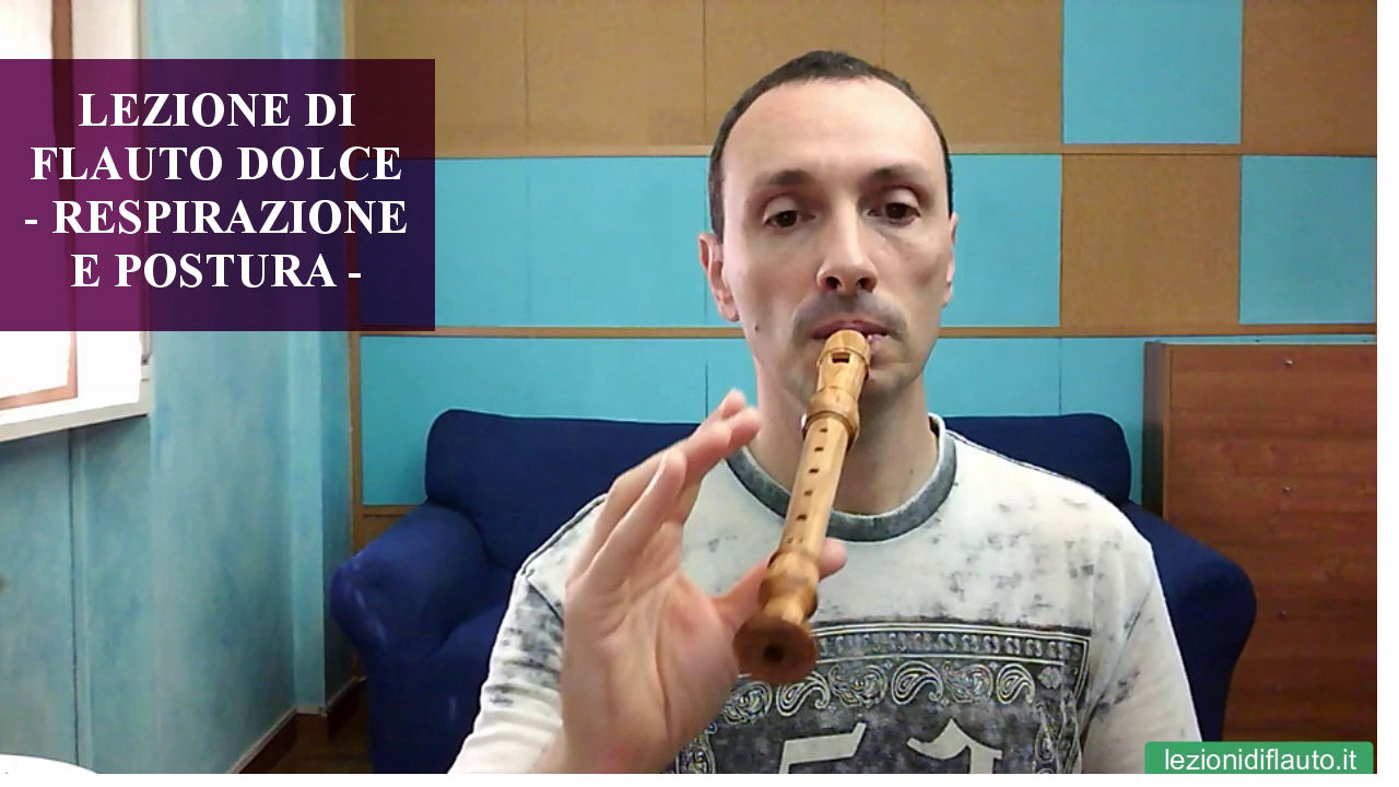 Corso di flauto dolce - respirazione e postura