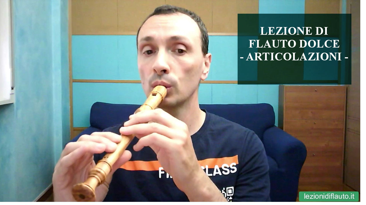 Corso di flauto dolce - le articolazioni
