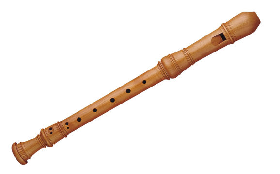 Un flauto dolce in stile barocco della Moeck